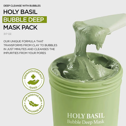 Holy Basil Bubble Magic Facial Mask