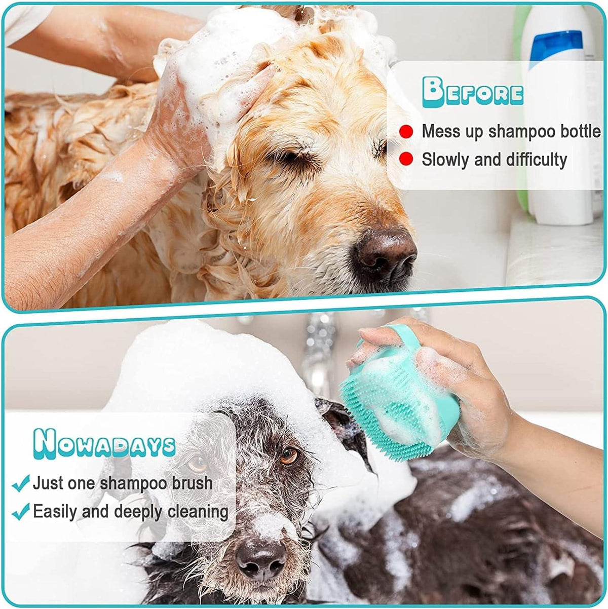 7-Piece Pet Grooming Kit for Dogs & Cats – Deshedding Brush, Nail Clipper, Flea Comb & More