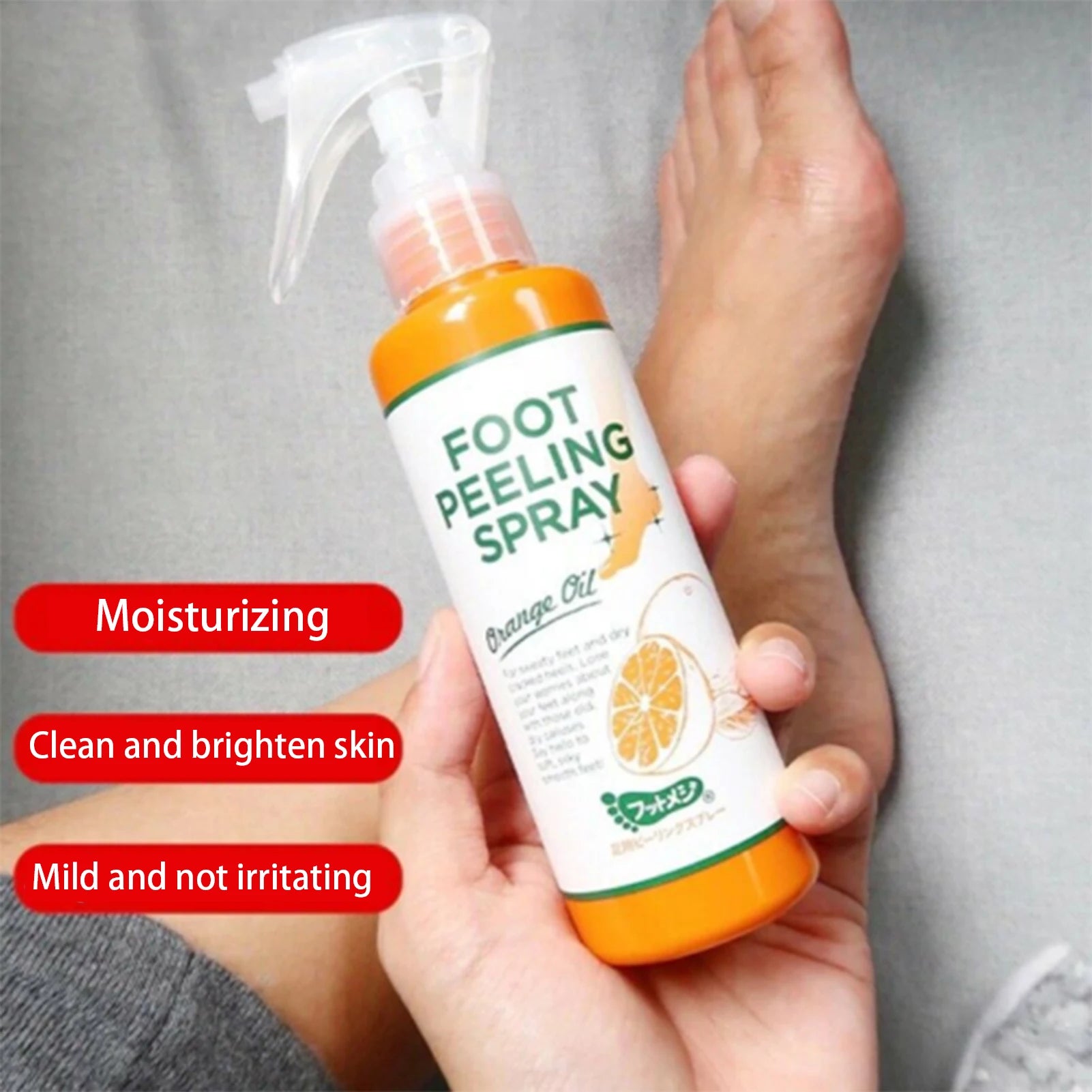 Foot Peeling Spray Improves Texture and Rough Skin