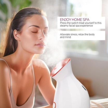 Facial Nano Ionic Steamer with Headband & 4 Blackhead Tools