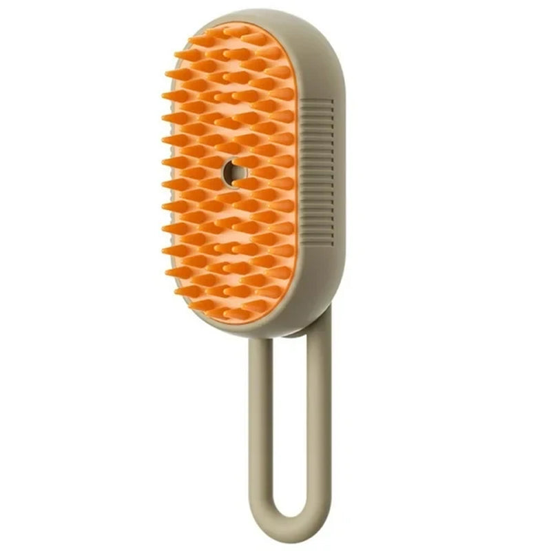 FurMist 3-in-1 Steam Pet Brush – Deshedding, Detangling & Massaging for Cats and Dogs