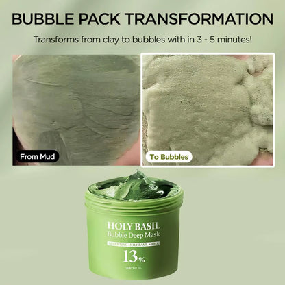 Holy Basil Bubble Magic Facial Mask